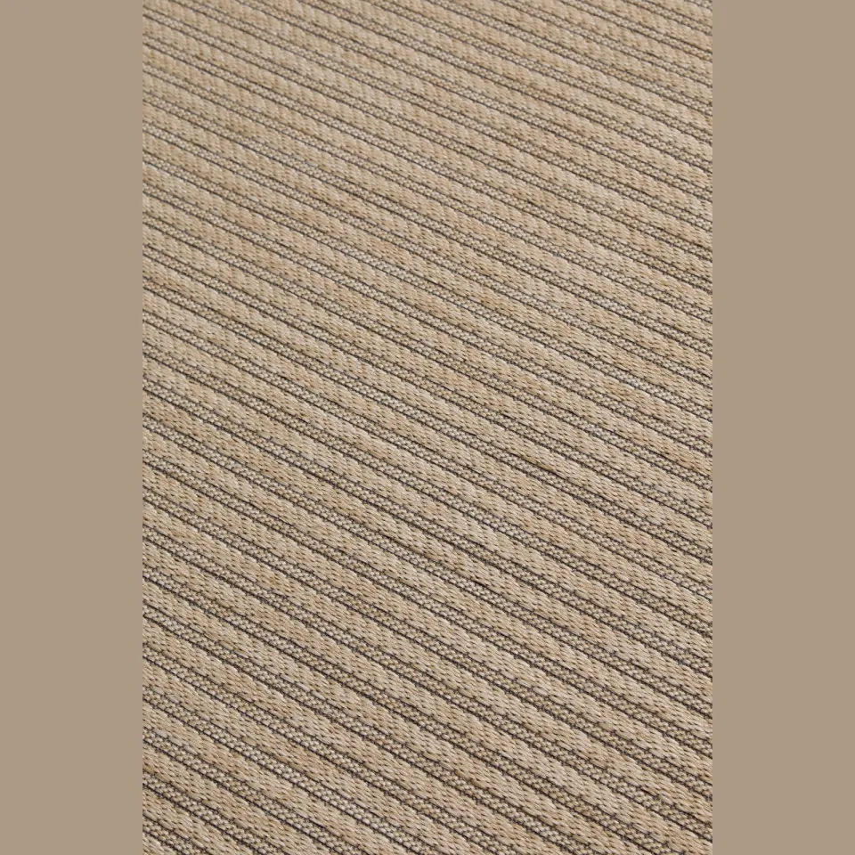 NOUS Living binnen- en buitenvloerkleed zand/rood (290x200 cm), foto 3