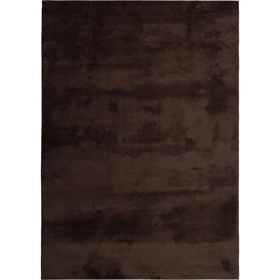 vidaXL Vloerkleed HUARTE Bruin 120 x 170 cm 100% Polyester Plat, foto 3
