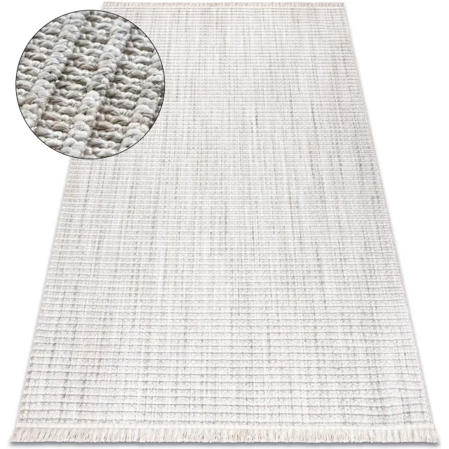RUGSX Kleden Rugsx Vloerkleed NANO FH72A Melange, lus, platgeweven gr Grijs
