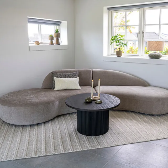 House Nordic Vloerkleed Ivoor - Wol - 230x160x1cm - Vloerkleed Dehli - House Nordic