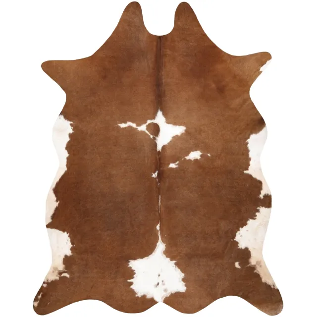 RUGSX Kleden Rugsx Tapijt Kunstleer Imitatie rundleer , G5070-2 br 180x220 cm Bruin