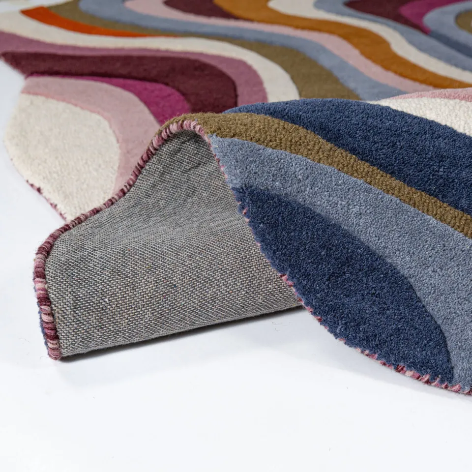 Flair Rugs Envy wollen vloerkleed ovaal meerkleurig multi, foto 4