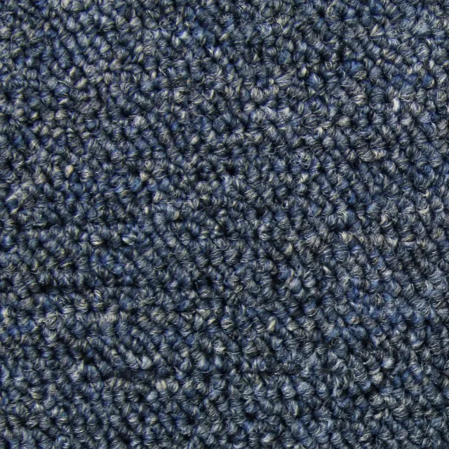 MonsterShop 20 x Tapijttegels - Tapijt tegel set - 50x50cm 5m2 - Storm Blauw