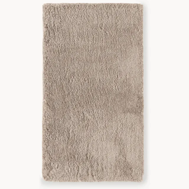 Westwing Collection Hoogpolig extra zacht vloerkleed Leighton Taupe
