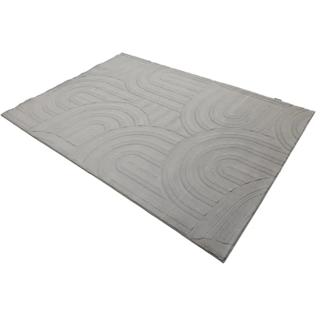 Meghan Lalee Vloerkleed Interstellar 501 grijs – 160 x 230 cm – 100% polyester, machinegeweven