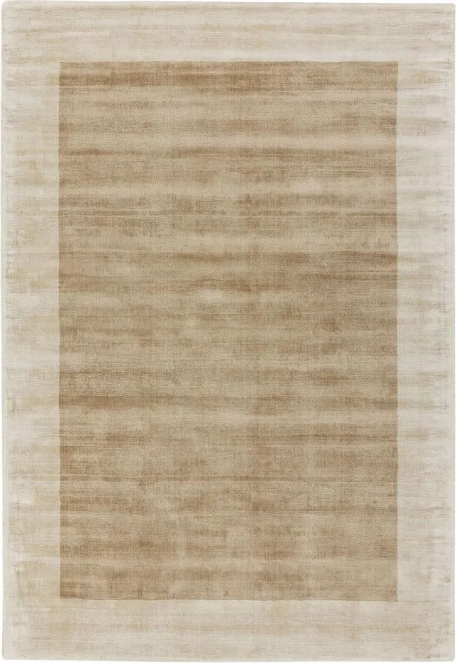 Eazy Living Easy Living - Blade-Border-Rug-Putty-Champagne Vloerkleed - 200x290 - Rechthoek - Laagpolig Tapijt - Klassiek - Beige, Taupe