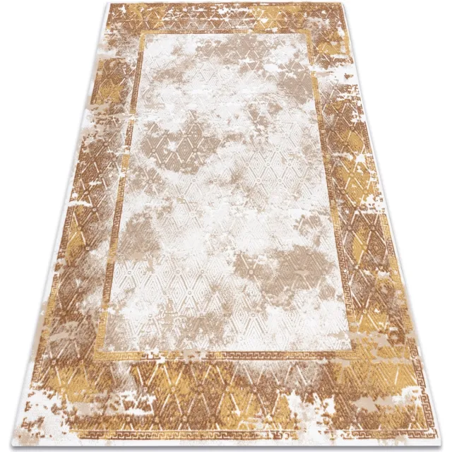 RUGSX Kleden Rugsx Tapijt ACRYL VALS 0W1738 H02 58 Kader 80x100 cm Beige