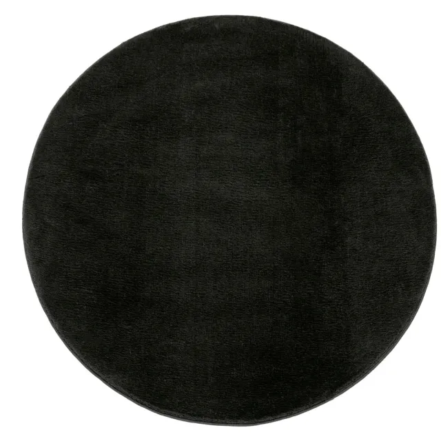 TT Home Woonkamer korte pool effen modern design wasbaar 160 x 160 cm Vierkant 160 x 160 cm Vierkant zwart;rond