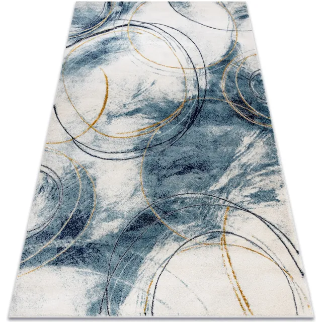 RUGSX Kleden Rugsx Tapijt EMERALD exclusief A0087 glamour, stijlvol c Blauw