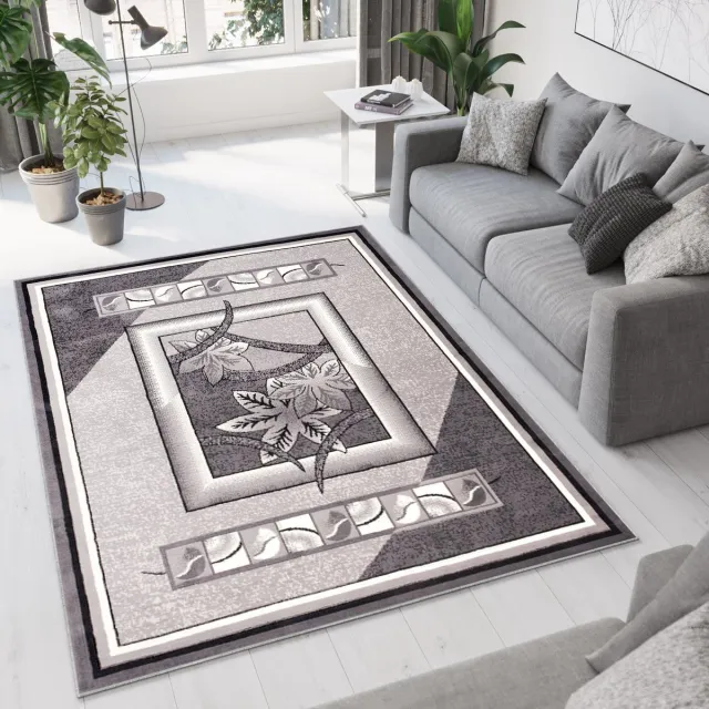 Tapiso Dream Vloerkleed Grijs Abstract Laagpolig Woonkamer Tapijt Maat- 160x210 Grijs 14
