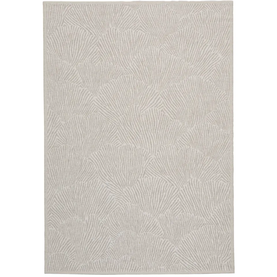 NOUS Living binnen- en buitenvloerkleed zand/off white (230x160 cm)