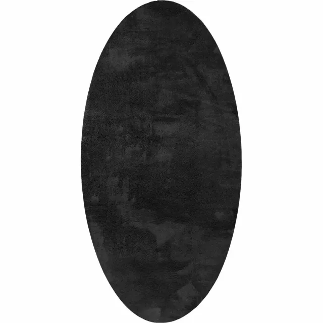 vidaXL Tapijt - HUARTE - Zwart - 100 - x - 200 - cm - 100% - Polyester