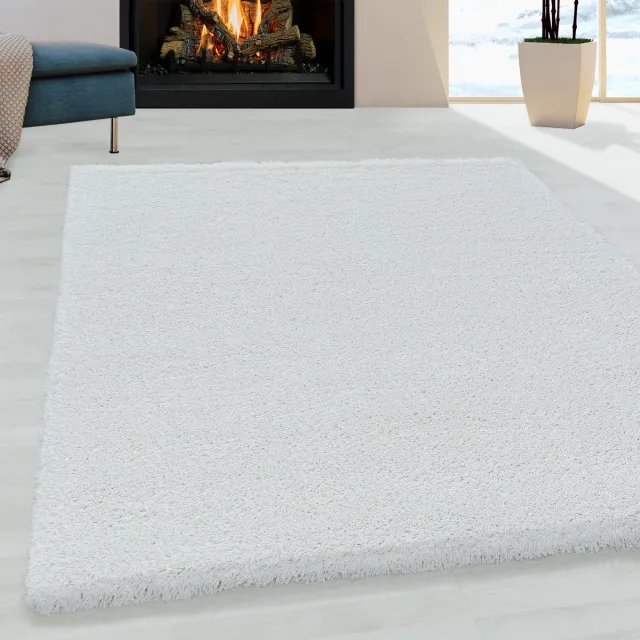Muratap Pearl Soft Hoogpolig Vloerkleed Wit, foto 2