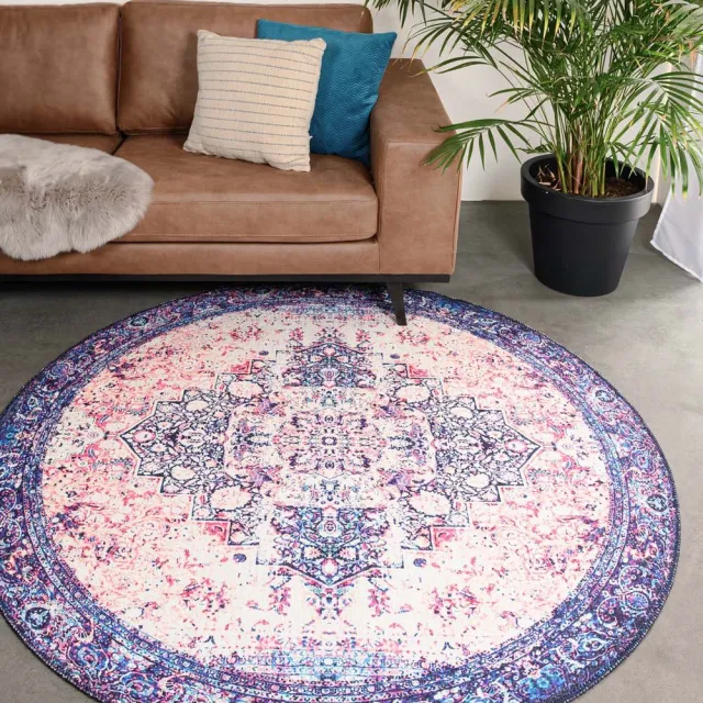 Heritaged Rond vintage vloerkleed - Fade No.2 multi 250