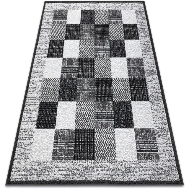 RUGSX Kleden Rugsx Tapijt BCF Morad RAFIA Rechthoeken, geometrisch - 300x400 cm Grijs
