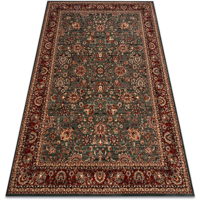 RUGSX Kleden Rugsx Wollen tapijt KASHQAI 4362 400 ornament groen 200x300 cm