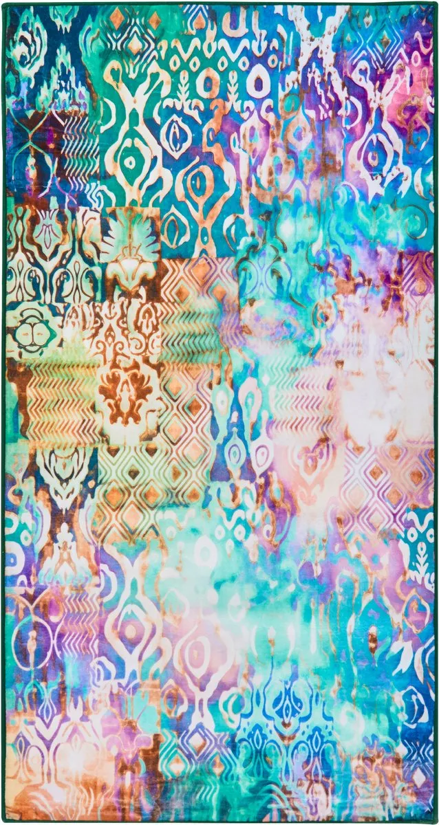 Beliani ISVANTA - Vloerkleed - Meerkleurig - 80 x 150 cm - Polyester