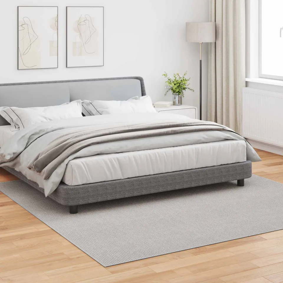 vidaXL Binnen kleed LUGO Crèmekleurig 240 x 240 cm Polyester, foto 3