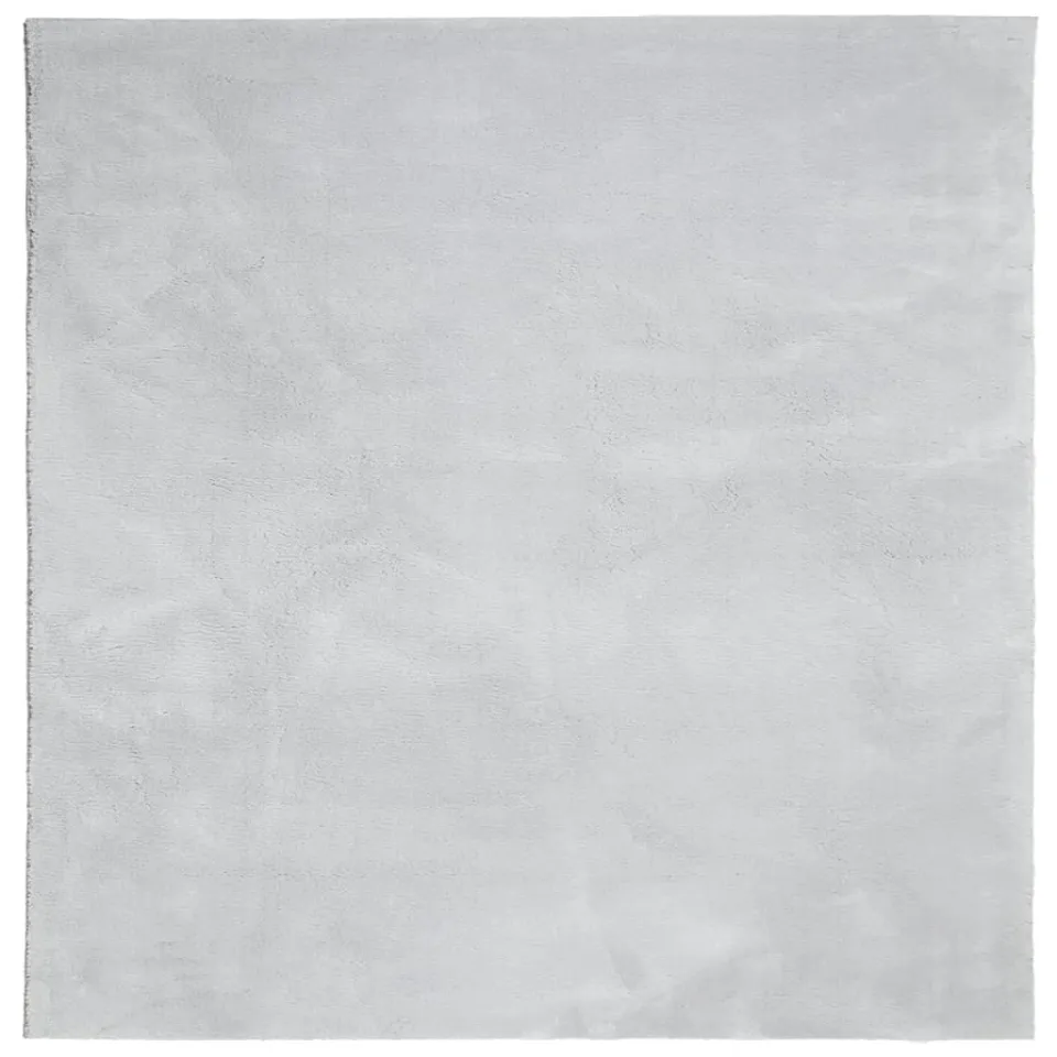 vidaXL Vloerkleed HUARTE laagpolig zacht wasbaar 200x200 cm grijs, foto 3