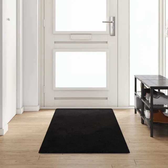 vidaXL Tapijt Loper Zwart 80 x 300 cm 100% Polypropylene Tuft, foto 2