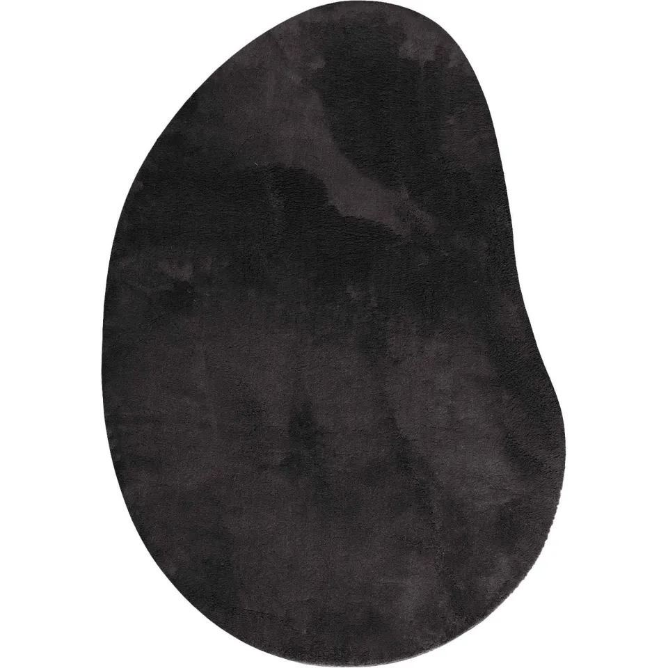 vidaXL Tapijt HUARTE Zwart 80 x 150 cm Polyester