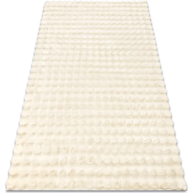 RUGSX Kleden Rugsx Tapijt BUBBLE ivoor 12 IMITATIE VAN KONIJNENBONT Beige