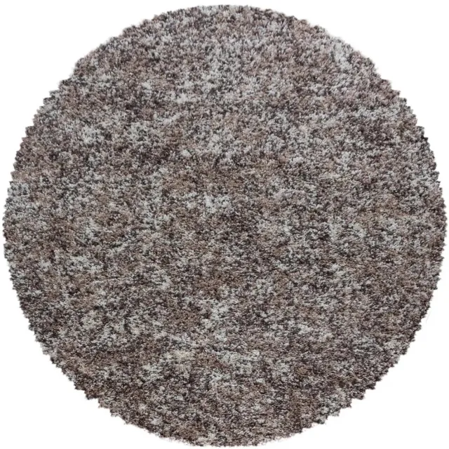 Dutch XXL Rond Hoogpolig Vloerkleed | Tapijt | Shaggy | Enjoy | Beige