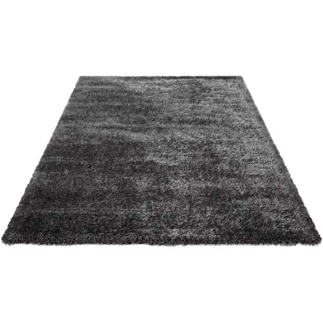Dutch Lifestyle Robert zwart - PP/ Jute/Latex/Katoen - Vloerkleed - Zwart