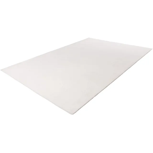 Lalee Vloerkleed - Loper - Effen Tapijt - Wit - Zacht en Comfortabel - Antislip Onderzijde - Wasmachinebestendig