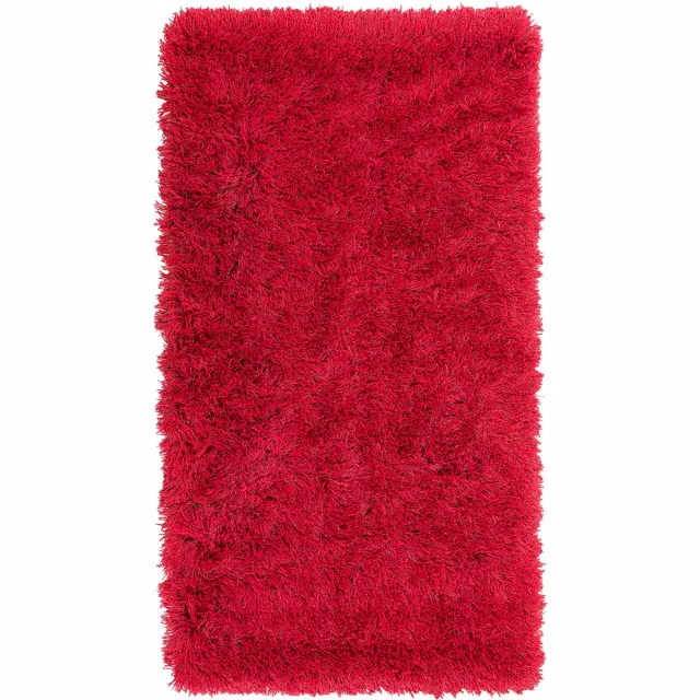 Beliani CIDE - Shaggy vloerkleed - Rood - Polyester, foto 2