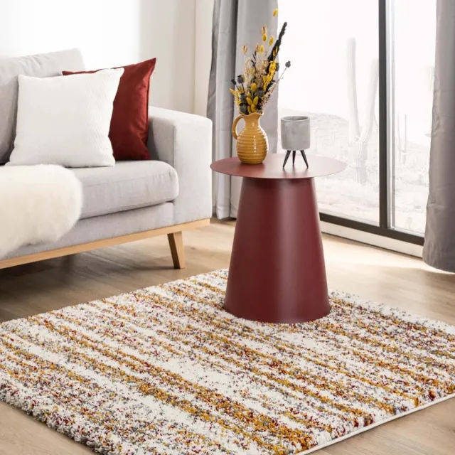 Boho&me Vierkant berber vloerkleed - Artisan Essa wit/multi 160x160