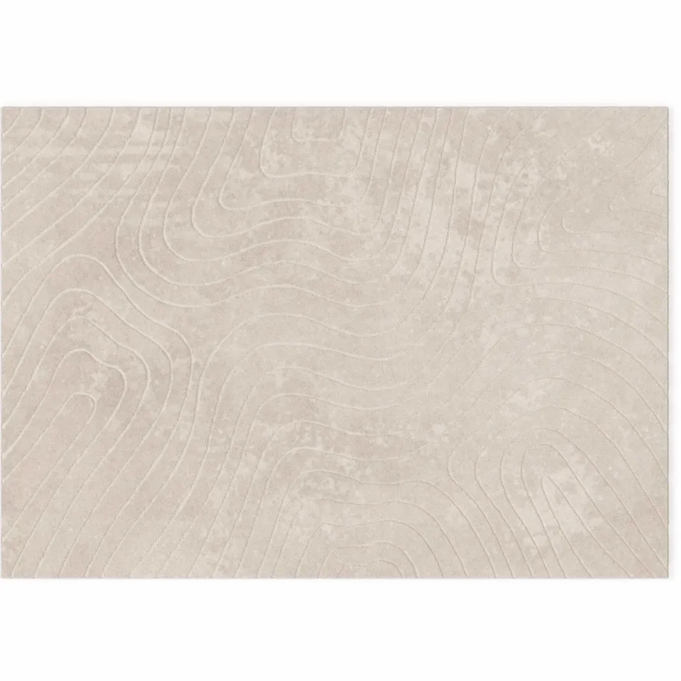 vidaXL Binnen- en buitentapijt PALMERAS Beige 240 x 340 cm Polyester