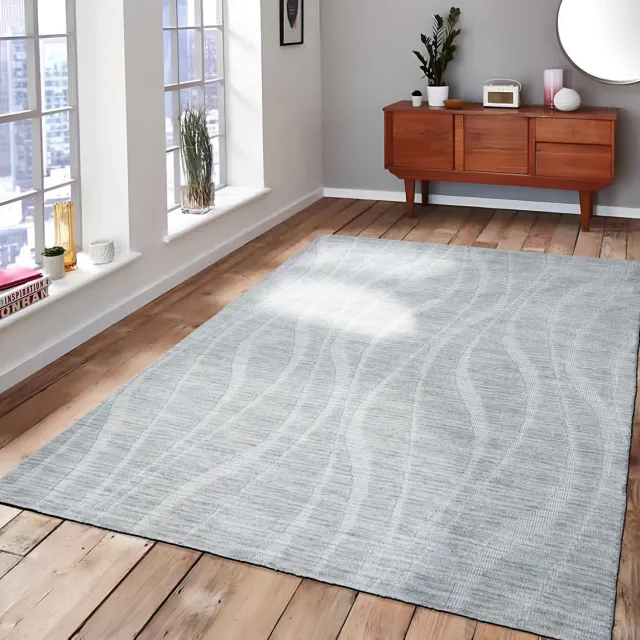 Giga Living Vloerkleed Atmore Lichtgrijs 195x300cm - Giga Living