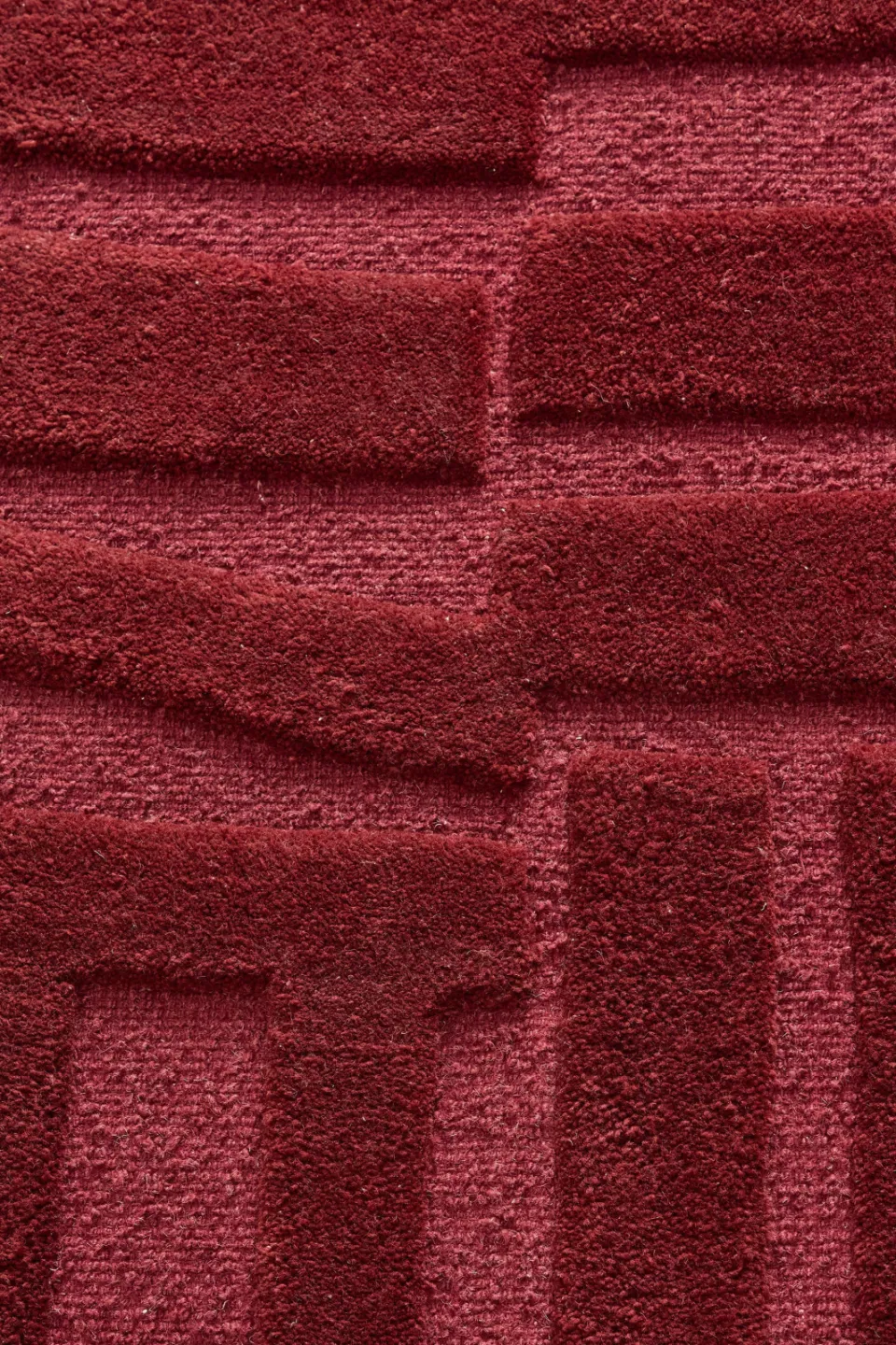Studio LIVIT vloerkleed wol Velabu burgundy, foto 5