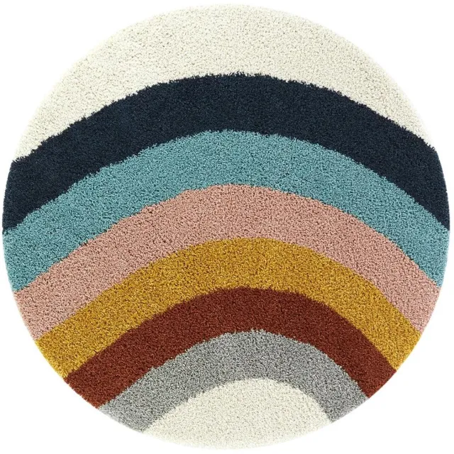 AFK Living Rond kinderkleed dik en comfortabel COLORS veelkleurig