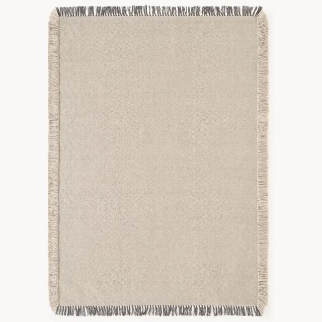 Westwing Collection Handgeweven in- & outdoor vloerkleed Marcus Beige