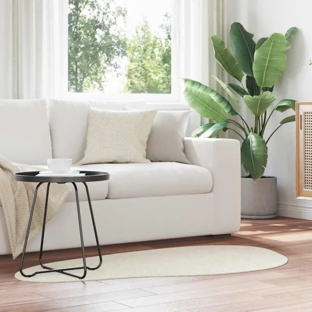vidaXL Tapijt HUARTE Crèmekleurig 80 x 150 cm Polyester, foto 2