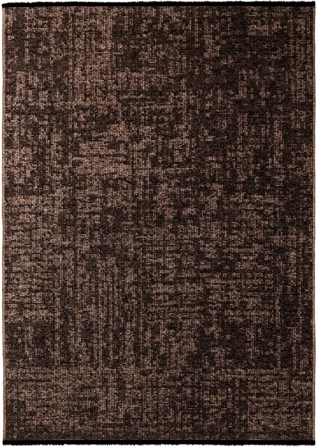 Muratap SPACE Vloerkleed – Laagpolig Velours – Modern & Sportief – Katoen & Chenille – Bruin- 160x230 CM