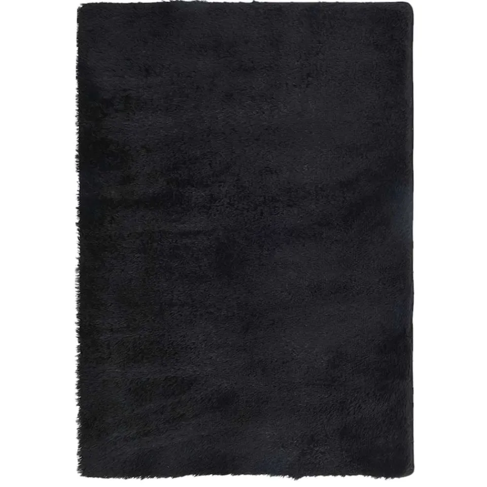 vidaXL Hoogpolig vloerkleed NAVARRA 240x340 cm polyester zwart, foto 3