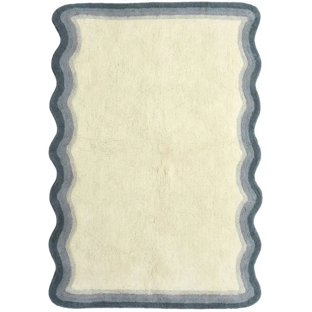 AFK Living Kinderkleed van katoen BISCUIT blauw