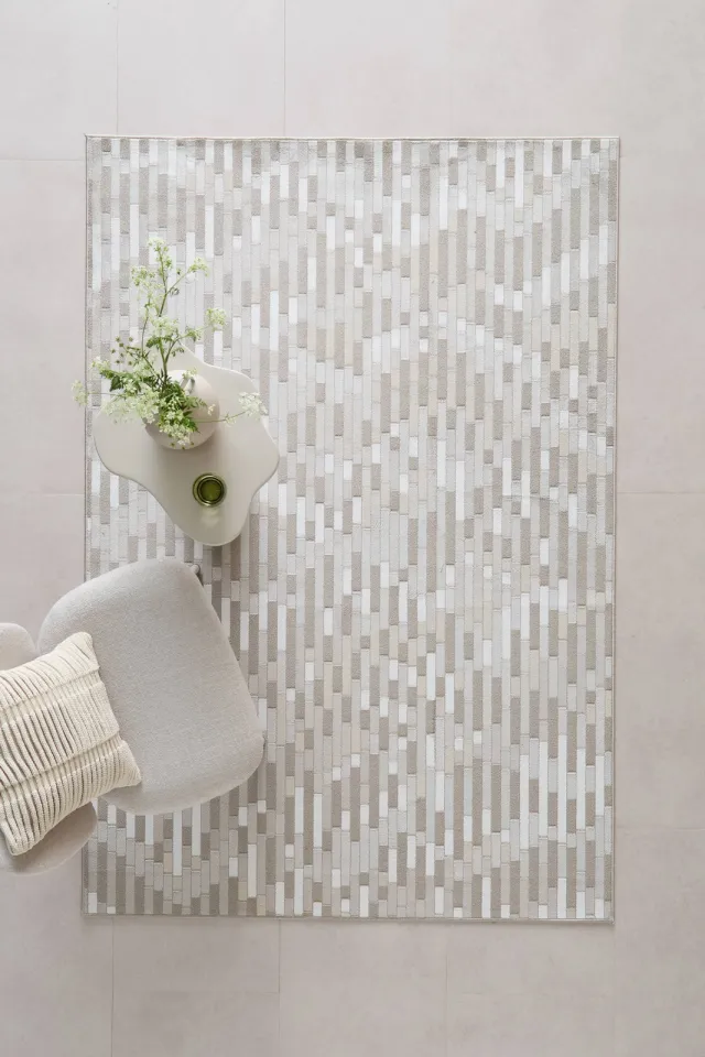 NOUS Living vloerkleed zand off-white, foto 2