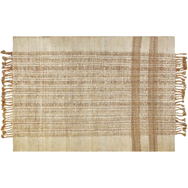 Beliani ORTAOBA - Modern vloerkleed - Lichtbeige - Jute, foto 2
