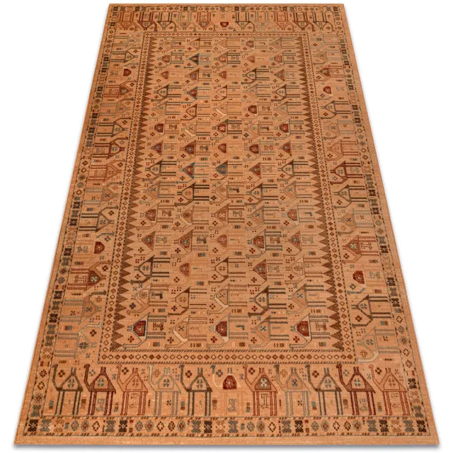 RUGSX Kleden Rugsx Wollen tapijt KASHQAI 4304 100 oosters, etnisch Oranje