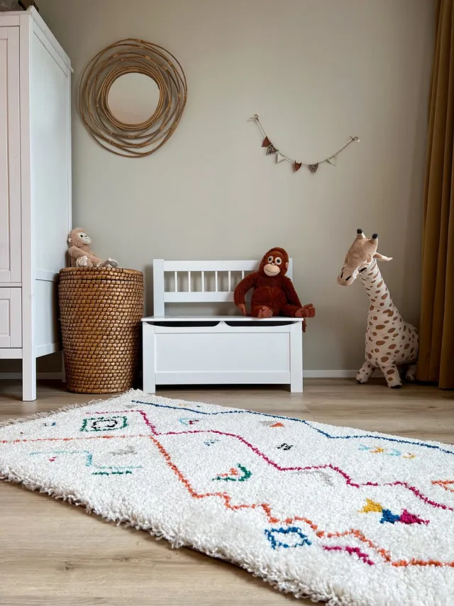 MrCarpet Kindervloerkleed Aztec Multi Mrcarpet naturel