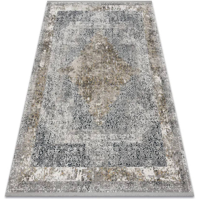 RUGSX Kleden Rugsx Tapijt modern TULS 51323 Vintage, kader, rosette 80x150 cm Beige