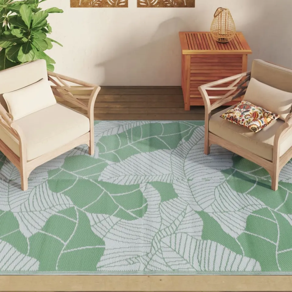 vidaXL Buitenkleed ARAKIL 160x230 cm PP groen, foto 2