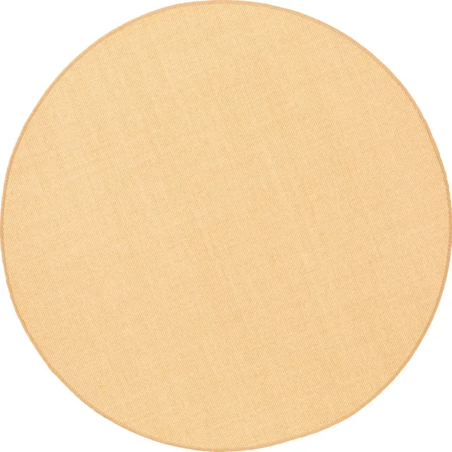 Snapstyle Vloerkleed Sisal Natuur Rond Goud